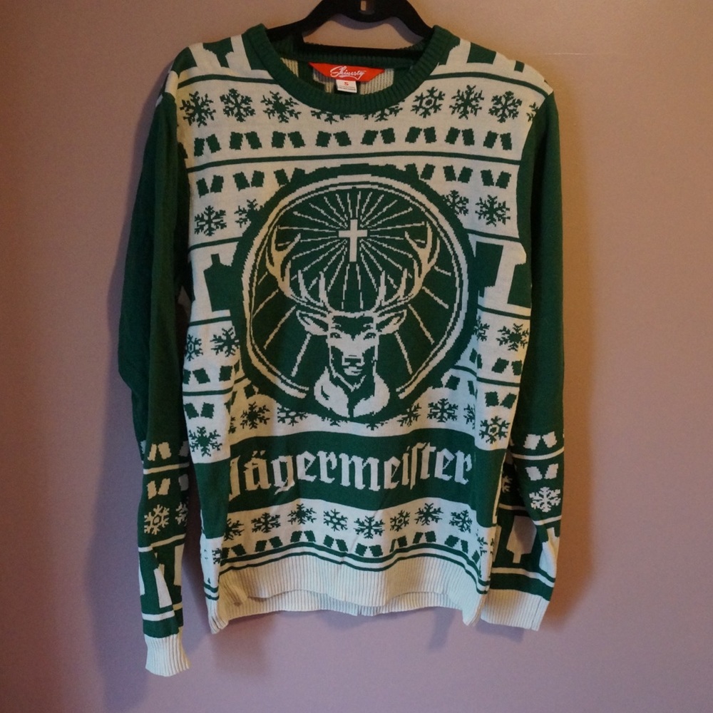 NWOT Jägermeister "Jagerbomb" Holiday Sweater